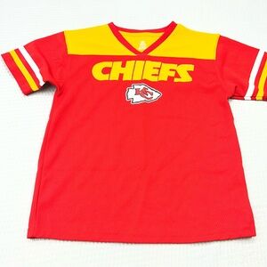 NFL Chiefs Kids Red and Yellow Jersey